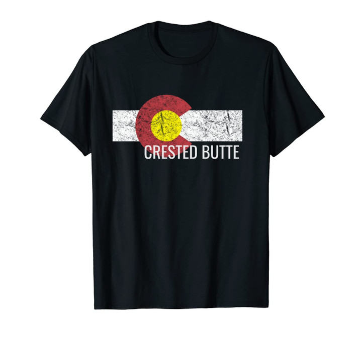 Crested Butte Colorado Unisex T-Shirt Vintage Ski Christmas Gifts