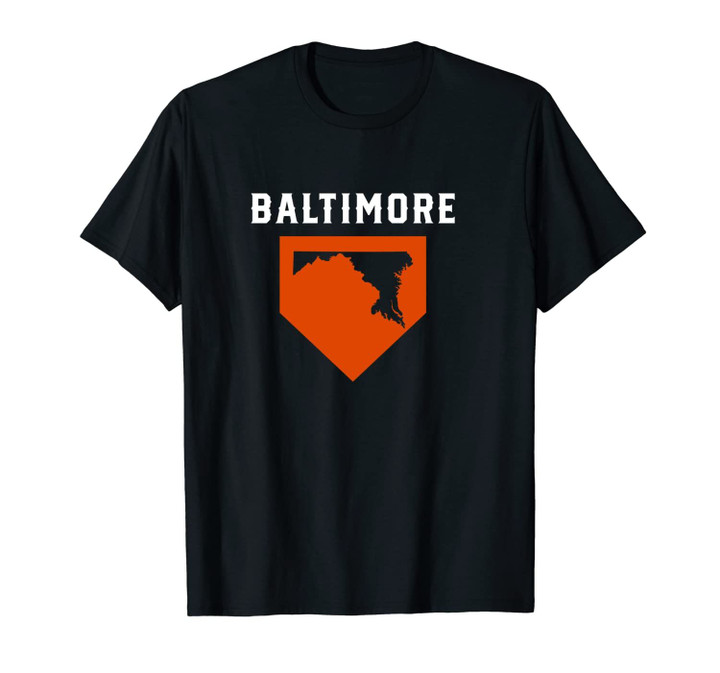 Retro Baltimore Baseball No Plate Like Home Unisex T-Shirt