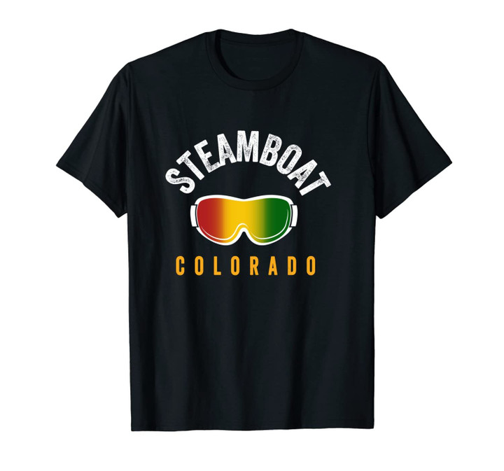 Jamaica Steamboat Rasta CO Irie Colorado Mountain Snowboard Unisex T-Shirt