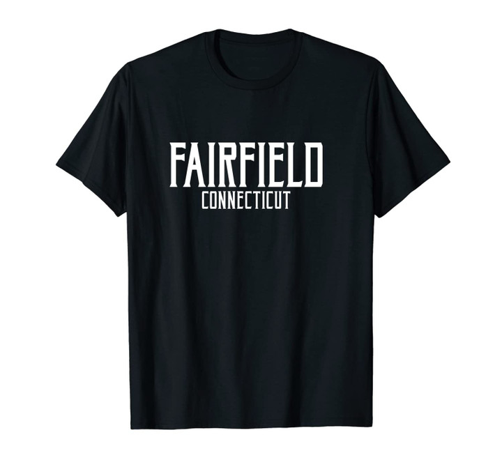 Fairfield Vintage Text White Print Unisex T-Shirt