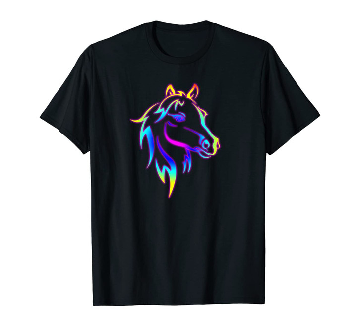 Horse Art Unisex T-Shirt Equestrian Horse Riding Lover Unisex T-Shirt