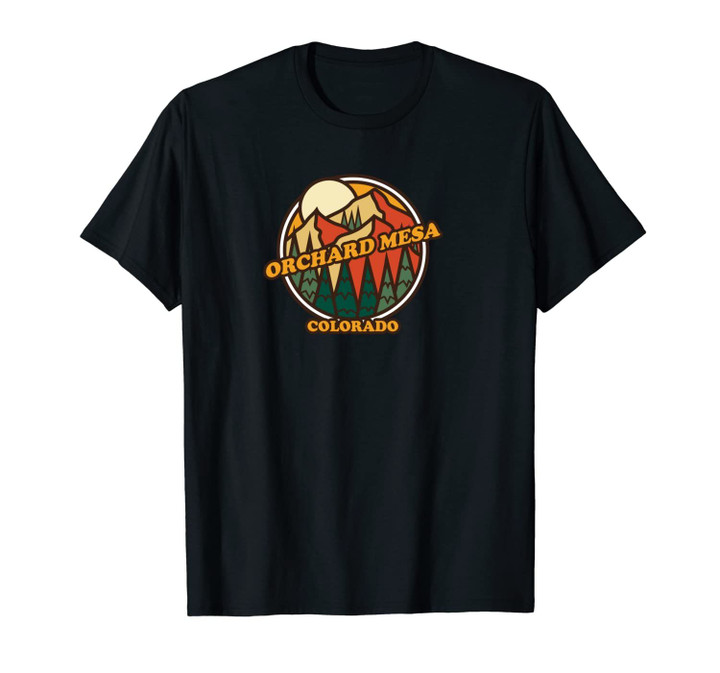 Vintage Orchard Mesa, Colorado Mountain Hiking Souvenir Unisex T-Shirt