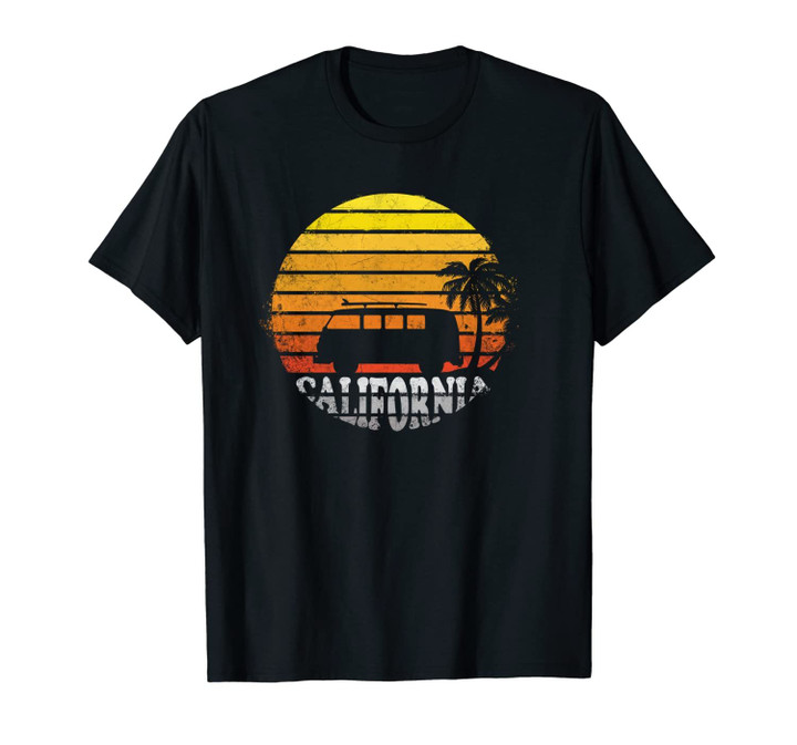 California Vintage Surf Retro Surfing Surfer Unisex T-Shirt
