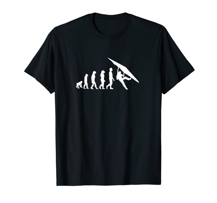 Funny Climbing Evolution Design Gift Unisex T-Shirt