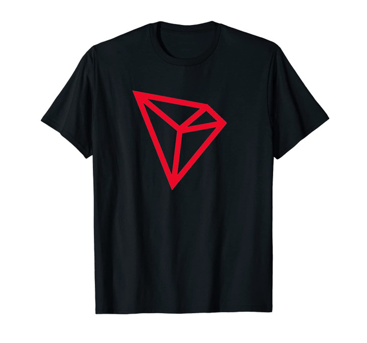 Beautiful TRON Red TRX Cryptocurrency Art Design Unisex T-Shirt