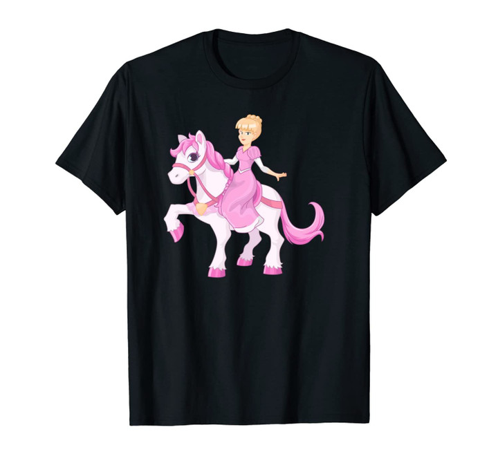 Horse Riding For Girls | Cute Girl On Horse Gifts Tee Unisex T-Shirt