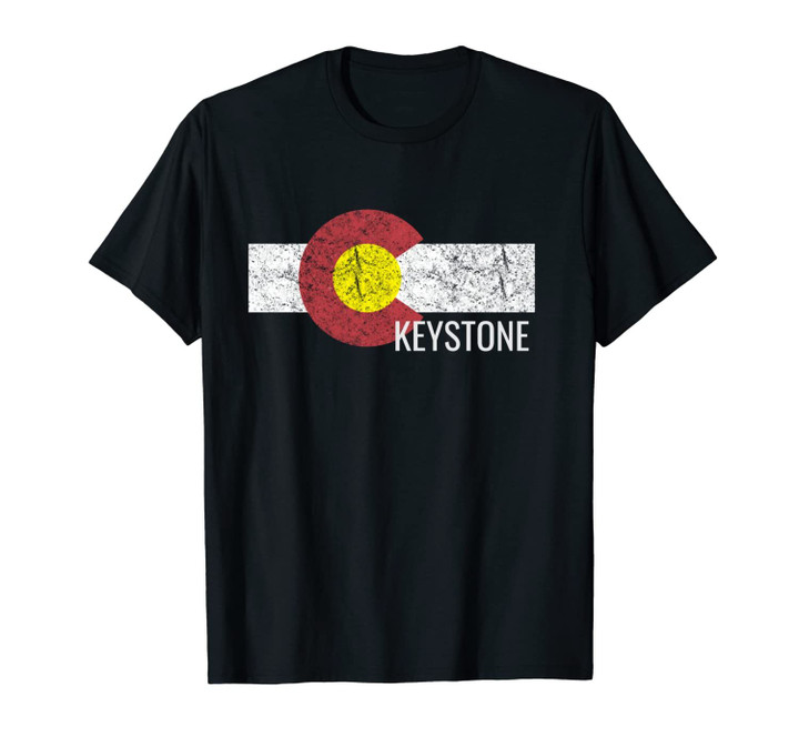 Keystone Colorado Unisex T-Shirt Vintage Ski Christmas Gifts