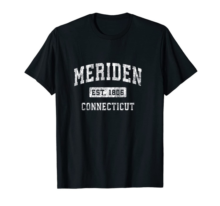 Meriden Connecticut CT Vintage Established Sports Design Unisex T-Shirt