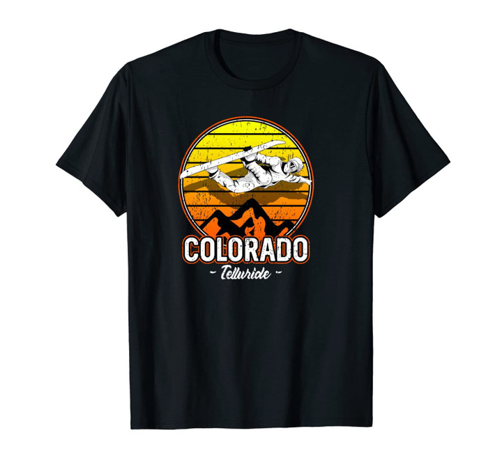 Telluride Colorado Snowboarding Unisex T-Shirt