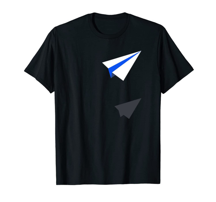 Paper Airplane shadow gift Unisex T-Shirt