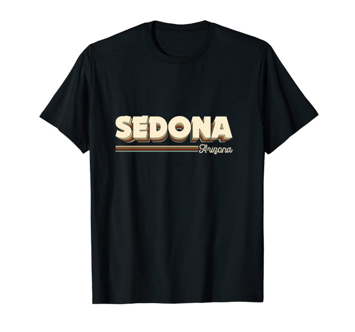 Retro Sedona Arizona AZ Gifts Souvenirs Men Women Kids Unisex T-Shirt