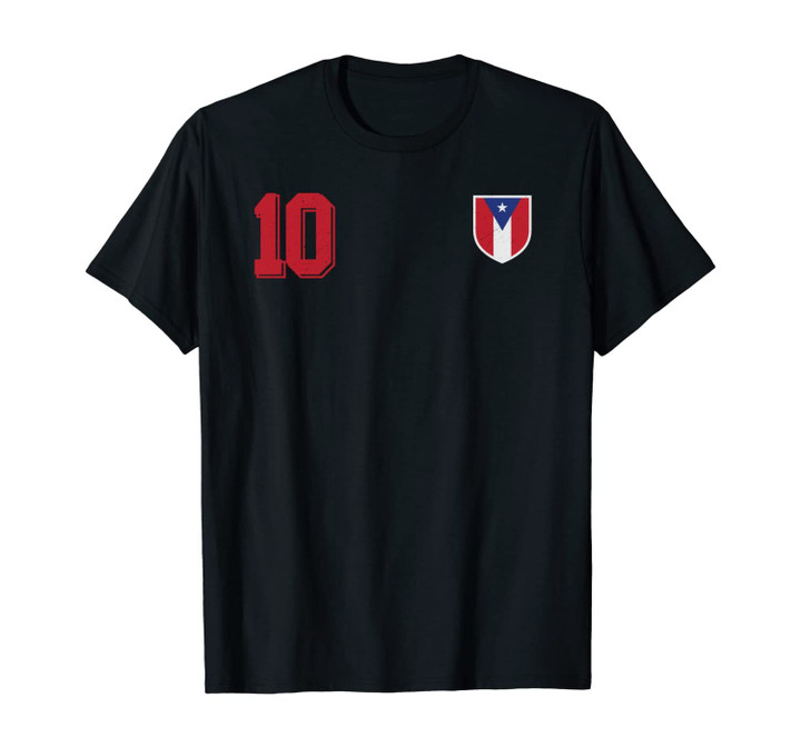 Retro Puerto Rico Soccer for Boricua Football Fans Unisex T-Shirt