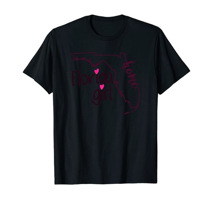 I Love Florida Home FL Girl Unisex T-Shirt Men Women Gift