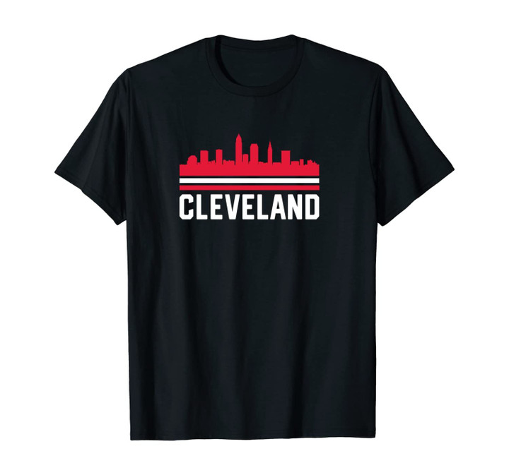 Vintage Cleveland Baseball Script Home Skyline Unisex T-Shirt