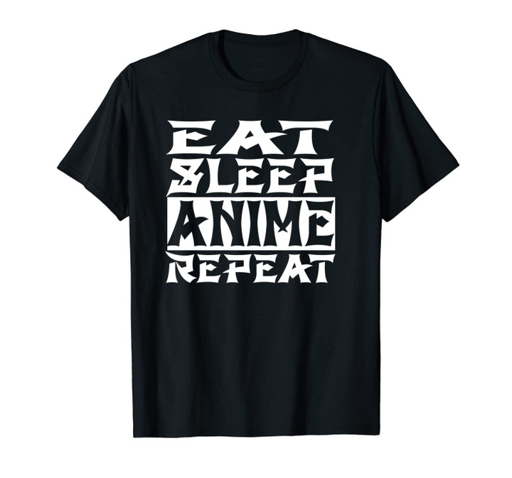 Eat Sleep Anime Repeat Unisex T-Shirt - Animation Lover Gift