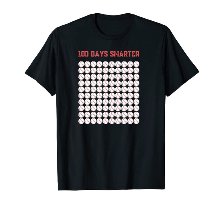 Baseball 100th Day Of School Shirt For Boys 100 Days Gift Unisex T-Shirt