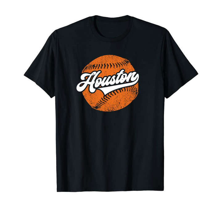 Houston Baseball | H-Town Pride Vintage Retro Gift Unisex T-Shirt