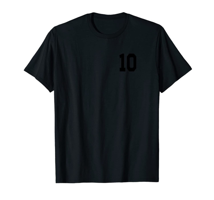 Fanof 10 Baseball Basketball Softball Football Soccer Player Unisex T-Shirt