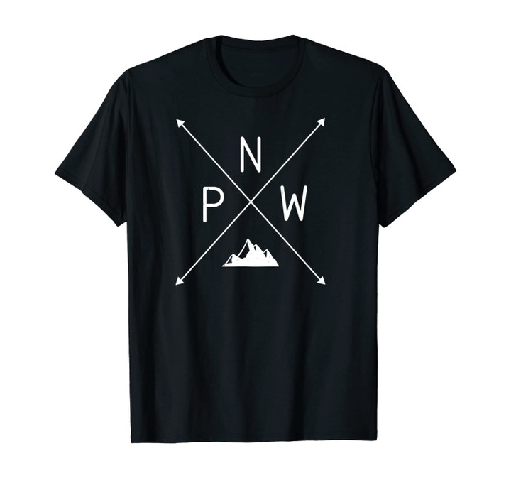 Distressed Pacific North West Mountain, T-Shirt, Hoodie, Sweatshirt, Tank Top