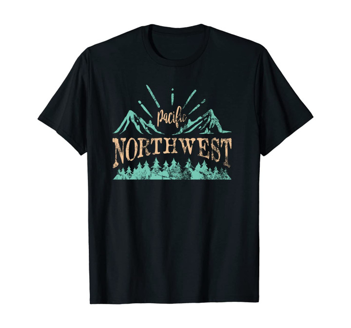 Pacific Northwest PNW Distressed Design, T-Shirt, Hoodie, Sweatshirt, Tank Top
