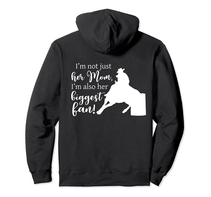 Mom Barrel Racing Gift Horse Riding Racer Hoodie Back Print, T-Shirt, Sweatshirt