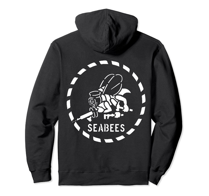 U.S. Navy Original Seabees Gift Back Print Hoodie, T-Shirt, Sweatshirt