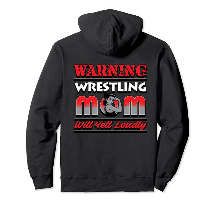 Wrestling Mom Hoodie - Sweatshirt Sweater Coach Gift Women, T-Shirt, Sweatshirt