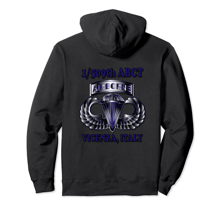 1/509th Airborne Pullover Hoodie, T-Shirt, Sweatshirt