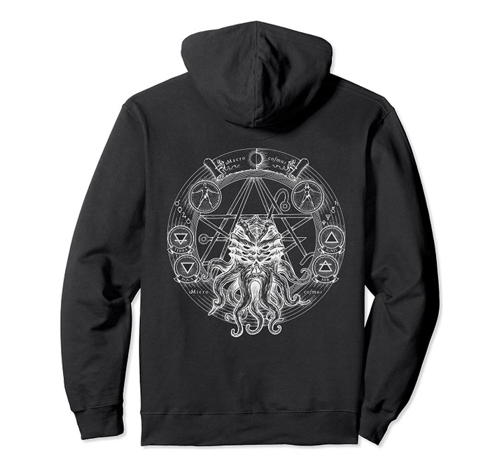 Cthulhu Shirt-Dark Occult Lovecraftian Cthulhu illustration Pullover Hoodie, T-Shirt, Sweatshirt