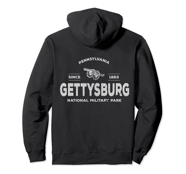 Gettysburg Park 1863 National Military Park Graphic Pullover Hoodie, T-Shirt, Sweatshirt