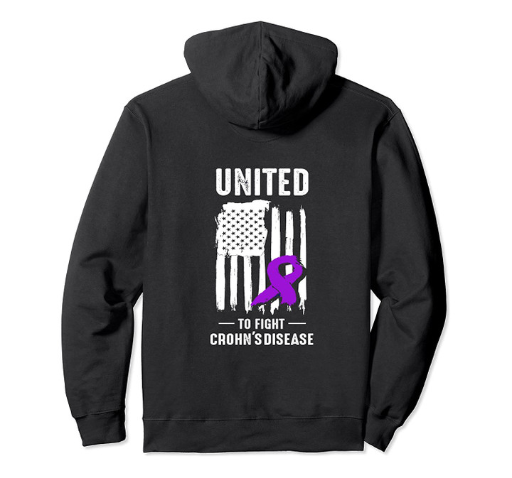 Americans United Against Crohn's Disease Pullover Hoodie, T-Shirt, Sweatshirt