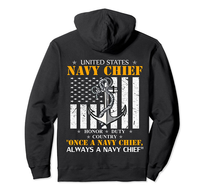Navy Chief Hoodie , Once A Navy Chief Always Navy Chief, T-Shirt, Sweatshirt