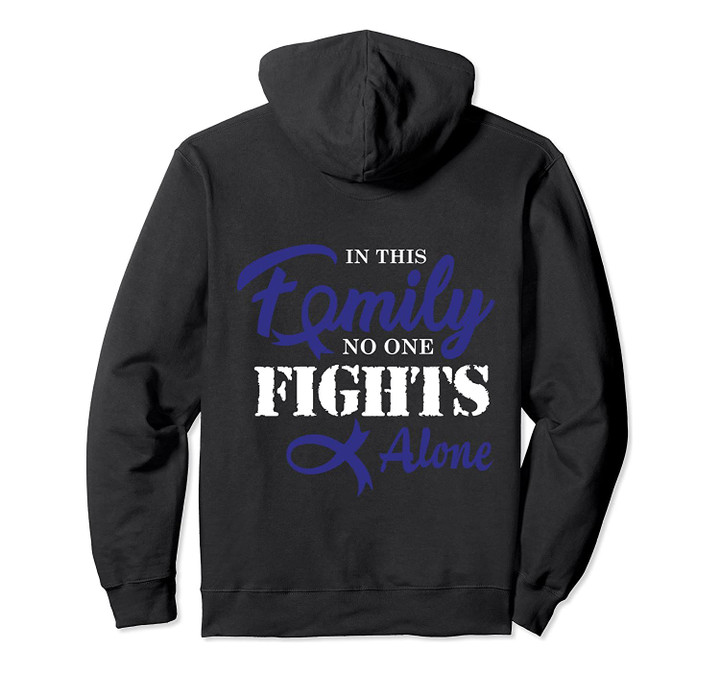 Colon Cancer Awareness Fight Cancer Ribbon Pullover Hoodie, T-Shirt, Sweatshirt