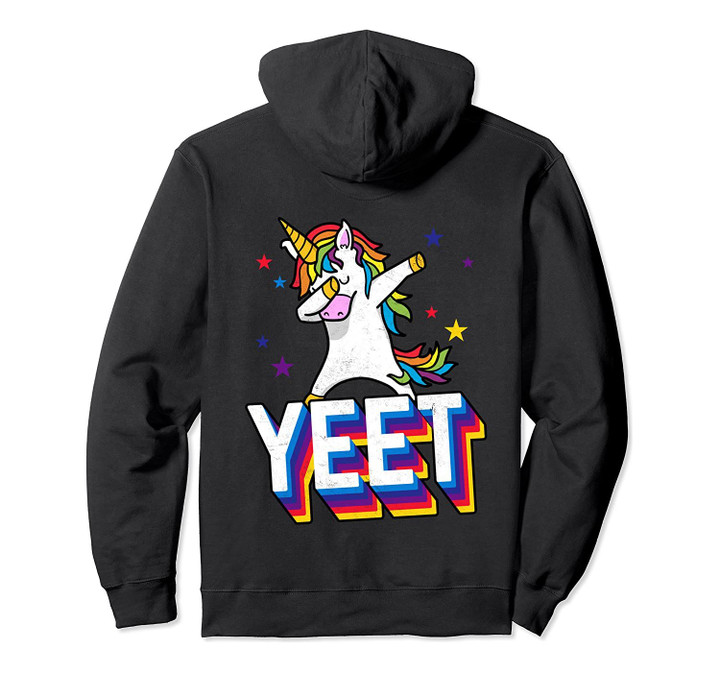 Yeet Dank Meme For Kids Retro Funny Dabbing Dancing Unicorn Pullover Hoodie, T-Shirt, Sweatshirt