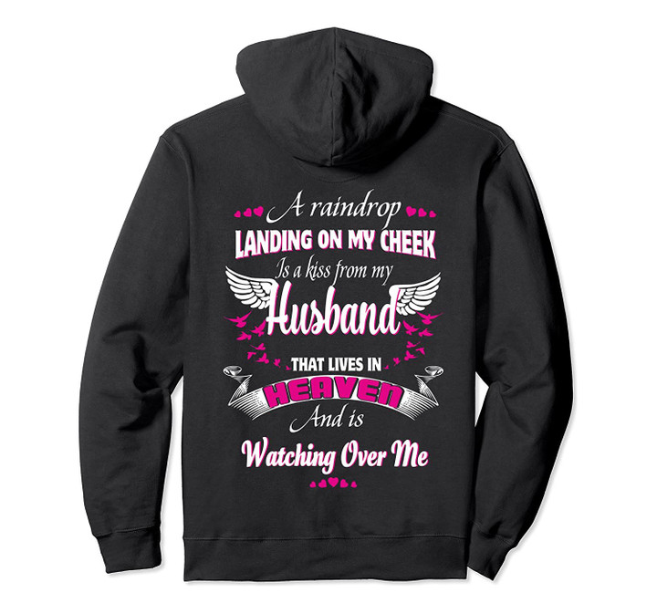 Gift My Husband That Lives In Heaven And Is Watching Over Me Pullover Hoodie, T-Shirt, Sweatshirt