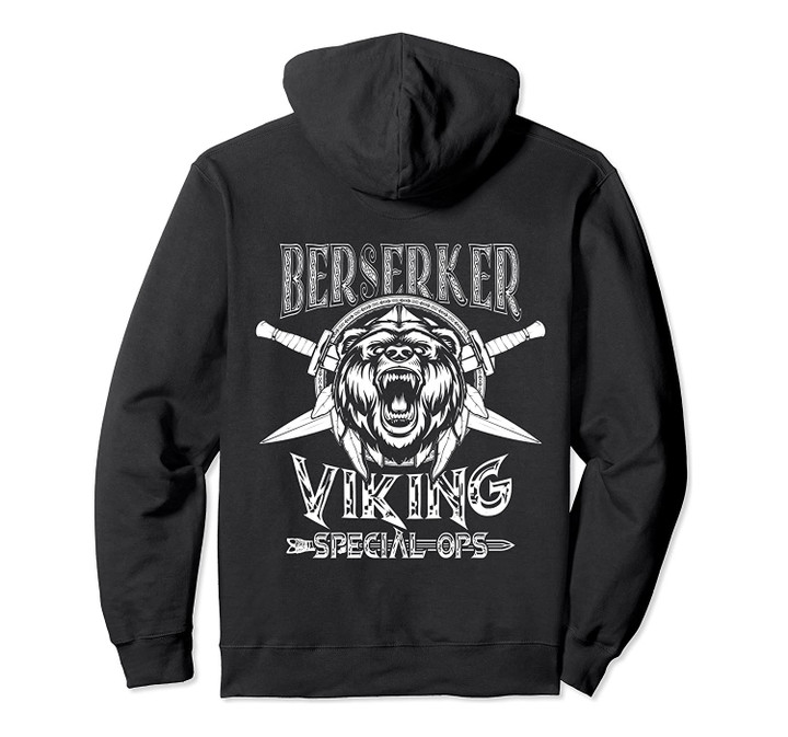 Berserker Viking Bear Norse Heritage Pullover Hoodie, T-Shirt, Sweatshirt