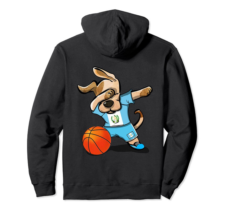 Dabbing Dog Guatemala Basketball Jersey Guatemalan Sports Pullover Hoodie, T-Shirt, Sweatshirt