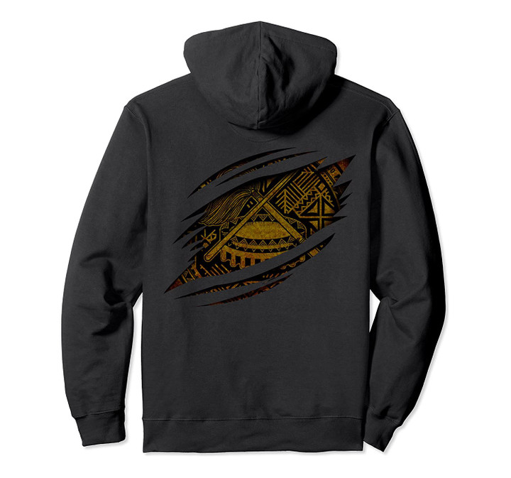 Ripped Samoan Seal Hoodie - Vintage Samoa Hoodie, T-Shirt, Sweatshirt