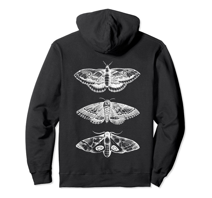 Moth Animal Insect Bug Scientific Illustration Entomologist Pullover Hoodie, T-Shirt, Sweatshirt
