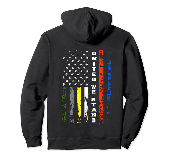 First Responder Thin Line Shirt Patriotic American Flag Gift Pullover Hoodie, T-Shirt, Sweatshirt
