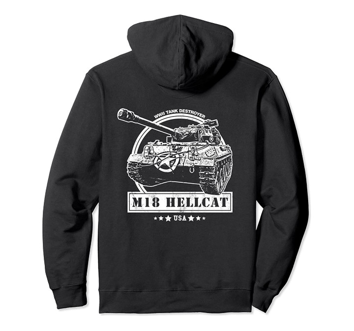 M18 Hellcat WW2 Tank Pullover Hoodie, T-Shirt, Sweatshirt