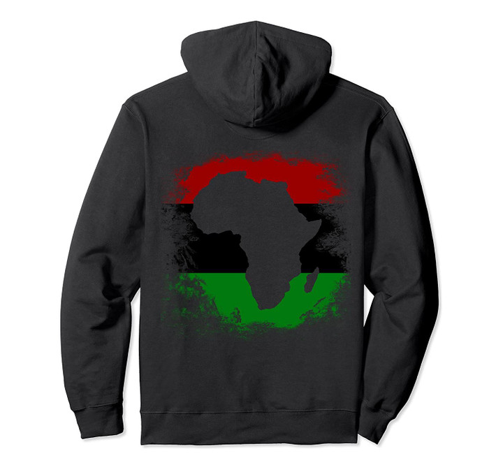 Pan Africa Flag African Continent Map Pan-Africa UNIA Gift Pullover Hoodie, T-Shirt, Sweatshirt