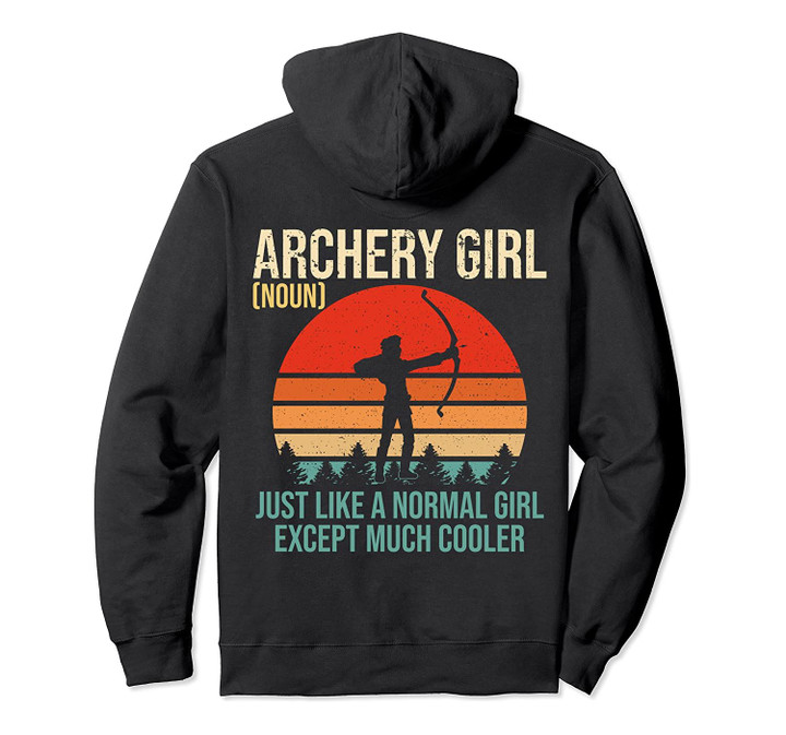 Retro Archery Girl Definition Shirt Funny Archery Women Pullover Hoodie, T-Shirt, Sweatshirt