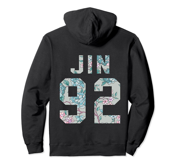 Official BTS Jin 92 Kpop Bangtan Boys Merchandise BTS09FLR Pullover Hoodie, T-Shirt, Sweatshirt