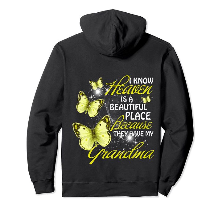 In Memory of My Grandma Guardian Angel Wings hoodie T Shirt Pullover Hoodie, T-Shirt, Sweatshirt