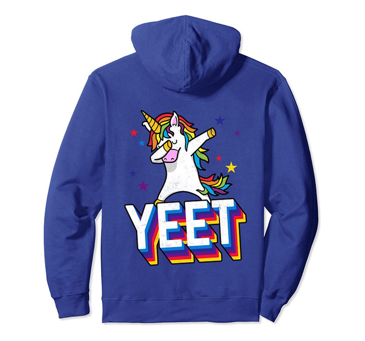 Funny Yeet Dank Meme For Kids Retro Dabbing Dancing Unicorn Pullover Hoodie, T-Shirt, Sweatshirt