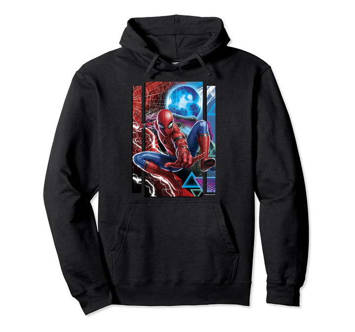 Marvel Spider-Man Far From Home Mysterio And Spidey Portrait Pullover Hoodie, T-Shirt, Sweatshirt