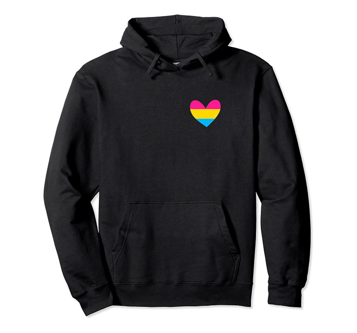 Pansexual Pan Pride Flag Heart Gift For Christmas Men Women Pullover Hoodie, T-Shirt, Sweatshirt