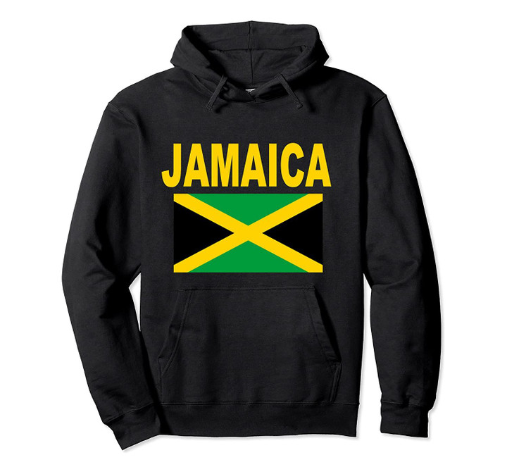 Flag Jamaica Pullover Hoodie Jamaican Flags Travel Gift Top, T-Shirt, Sweatshirt