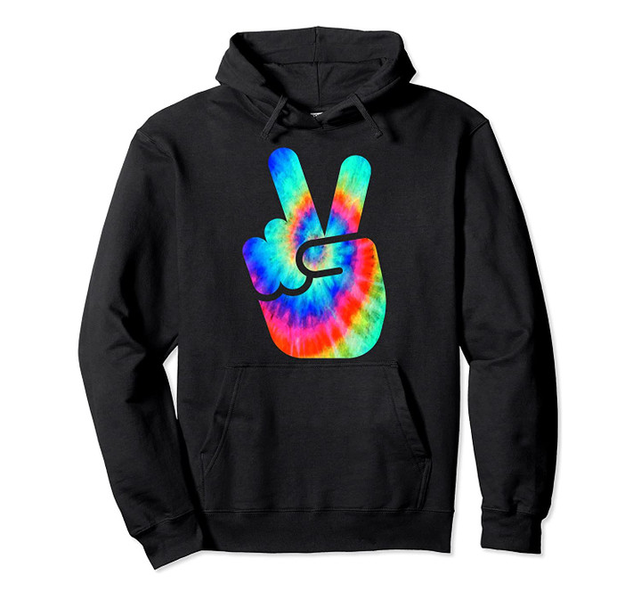 Cool Peace Hand Tie Dye For Boys And Girls Pullover Hoodie, T-Shirt, Sweatshirt